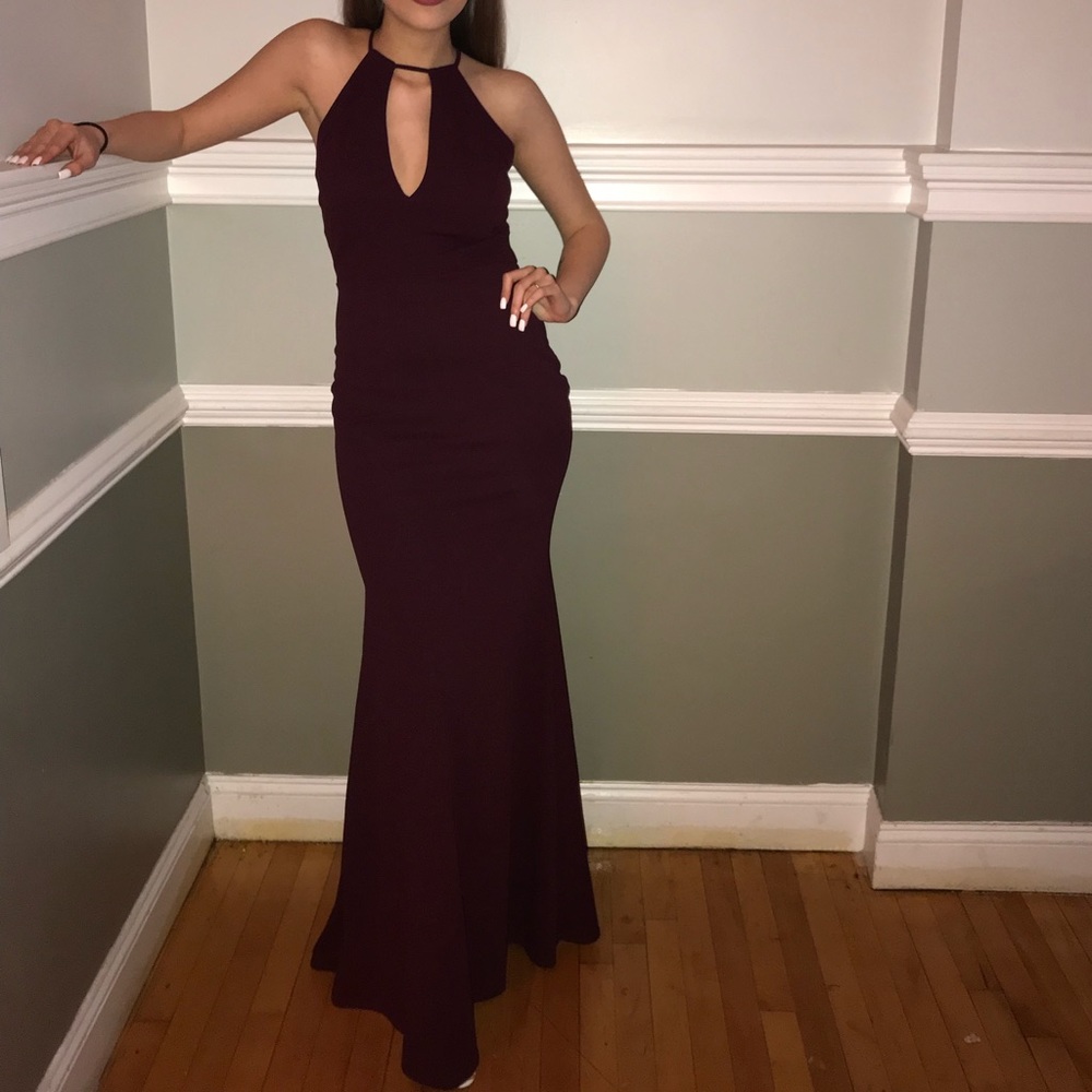 Maroon Prom Dress